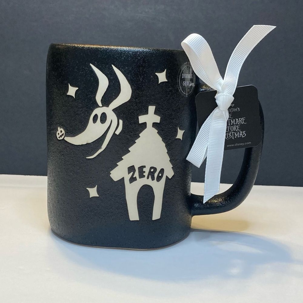 Rae Dunn Disney Tim Burton's The Nightmare Before Christmas Zero Mug